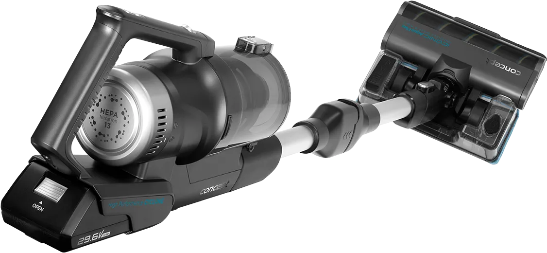 Concept VP6200 Tyčový a ručný akumulátorový vysávač ICONIC Aqua Flex 29,6 V 1×1kus, ročný vysávač, 29,6 V