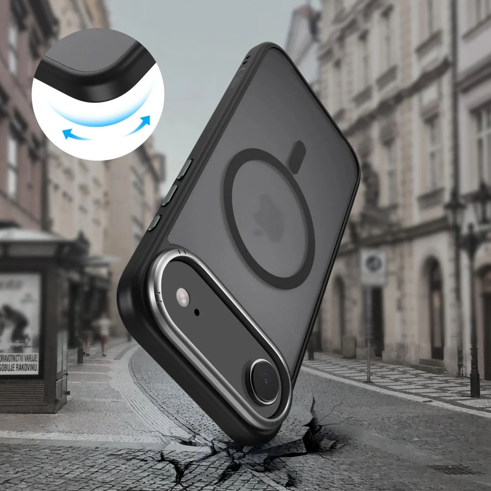 Tech-Protect MagEdge MagSafe kryt na iPhone 17 Air, čierny