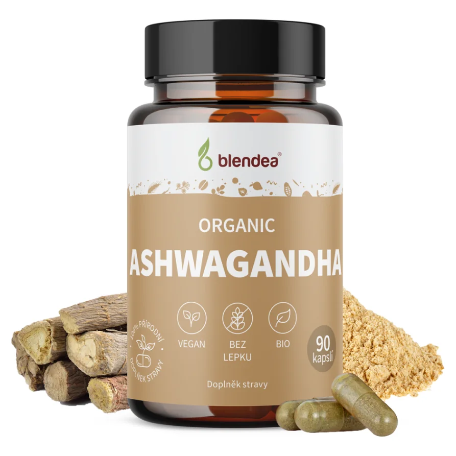 BLENDEA ASHWAGANDHA 1×90 cps, výživový doplnok