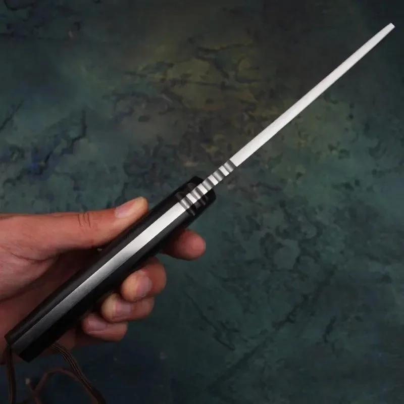 Kuchynský sekáčik Naoto - Čierna 28,3cm, 538g, DC53 steel