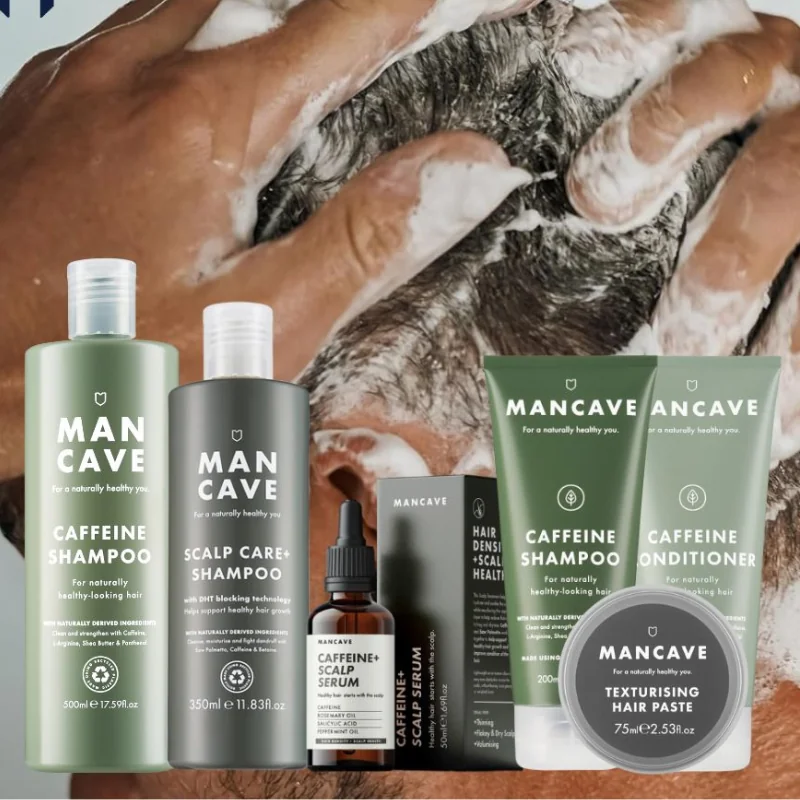 MANCAVE kofeínový set na vlasy
