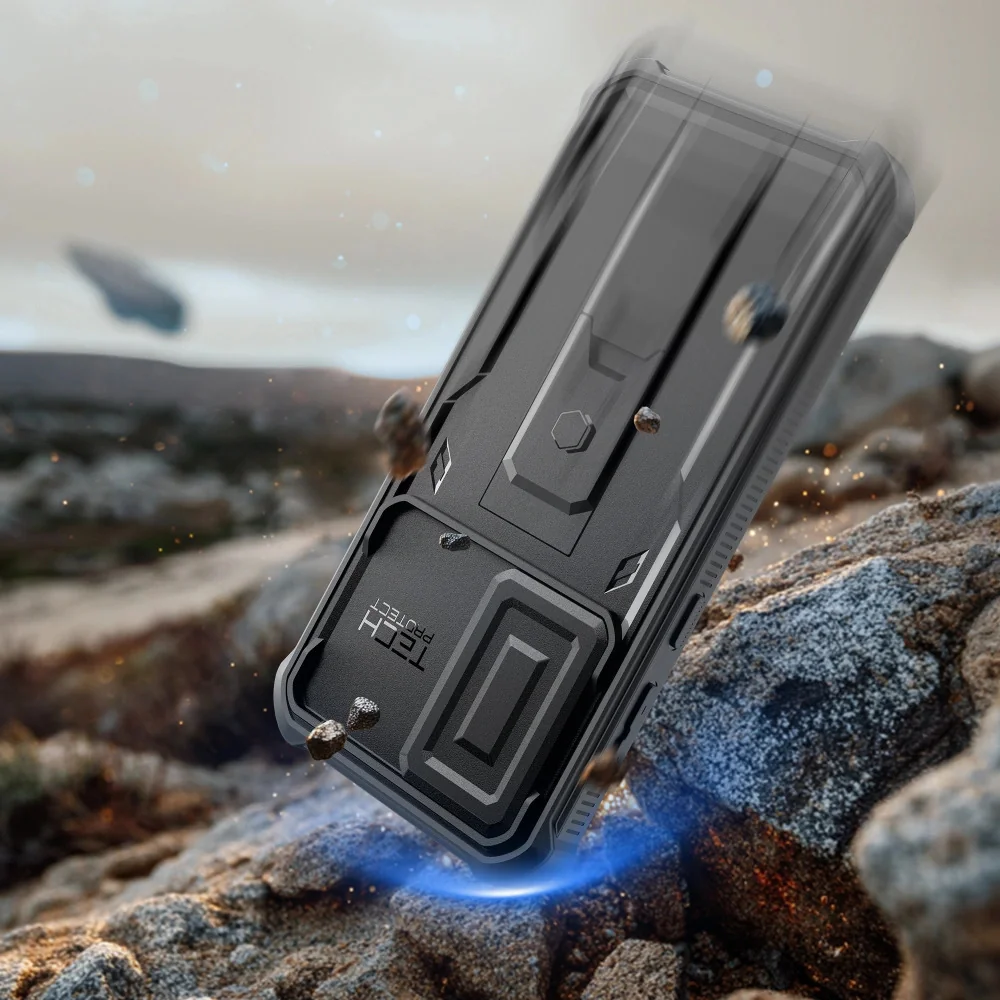 Tech-Protect Kevlar Cam kryt na Samsung Galaxy A57 5G, čierny