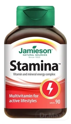 JAMIESON STAMINA KOMPLEX VITAMÍNOV A MINERÁLOV 1×90 tbl, výživový doplnok