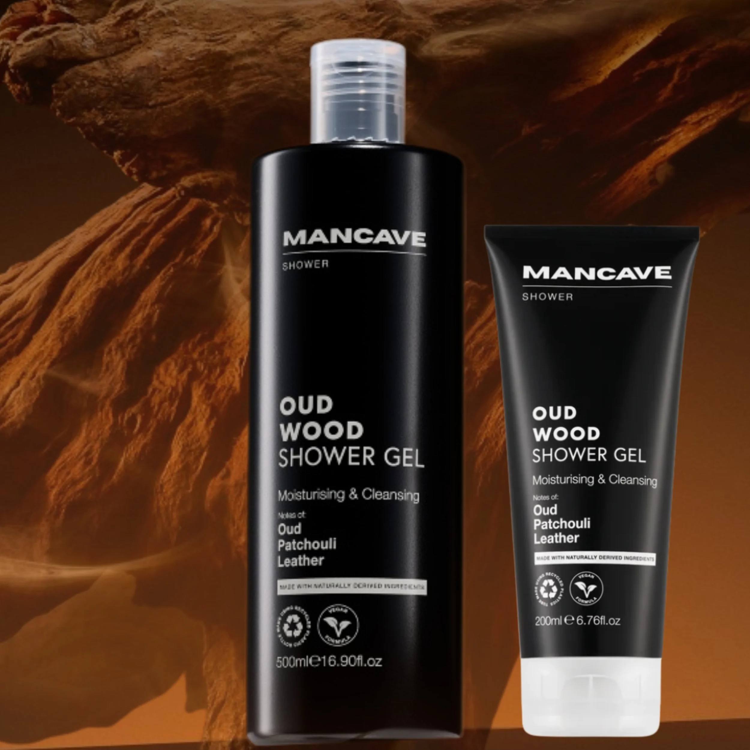 MANCAVE sprchový gél Oud Wood 200ml