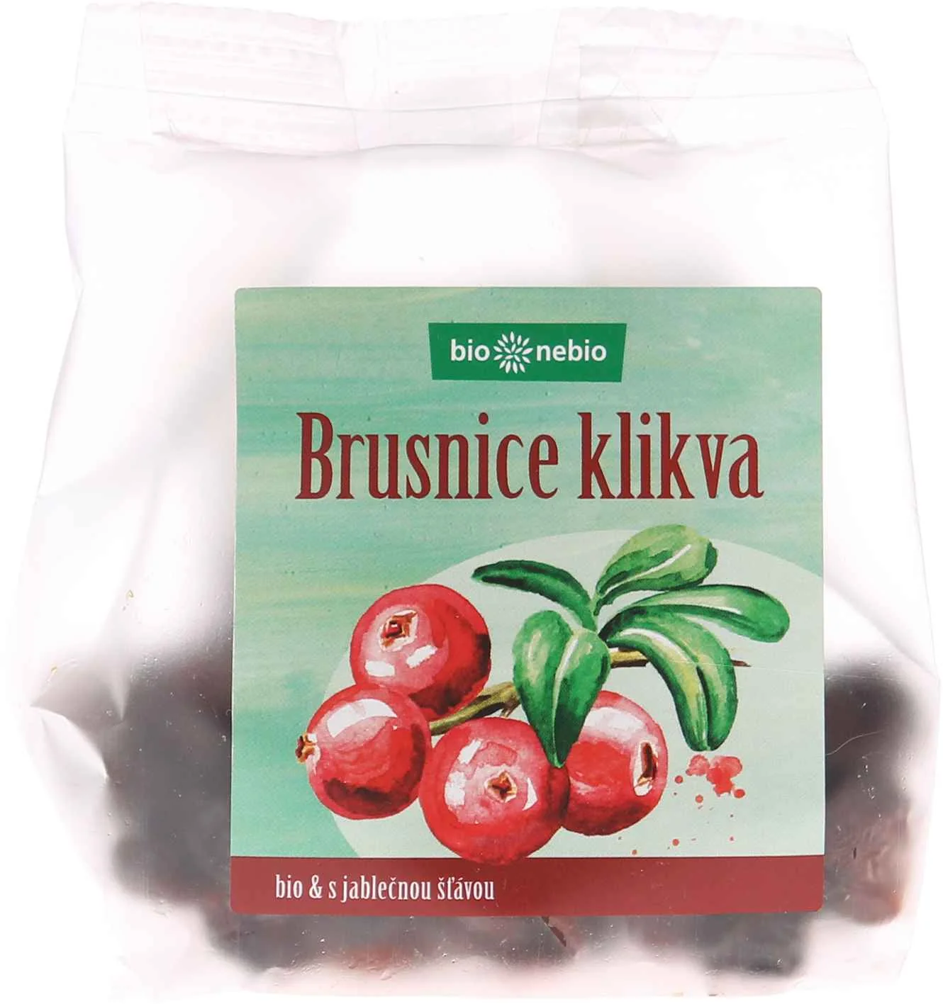 Bionebio Susene Brusnice S Jablcnou Stavou 75g 1×75 g, sušené brusnice