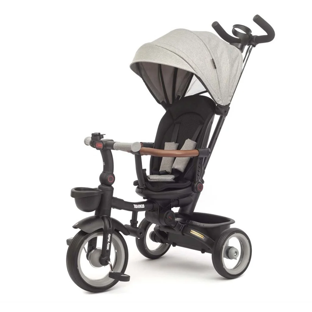 Luxusná detská trojkolka s osvetlením Milly Mally Twinkle grey ,
