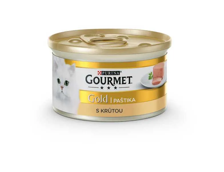Gourmet Konzerva Gold s Krutou - Paštika 85g