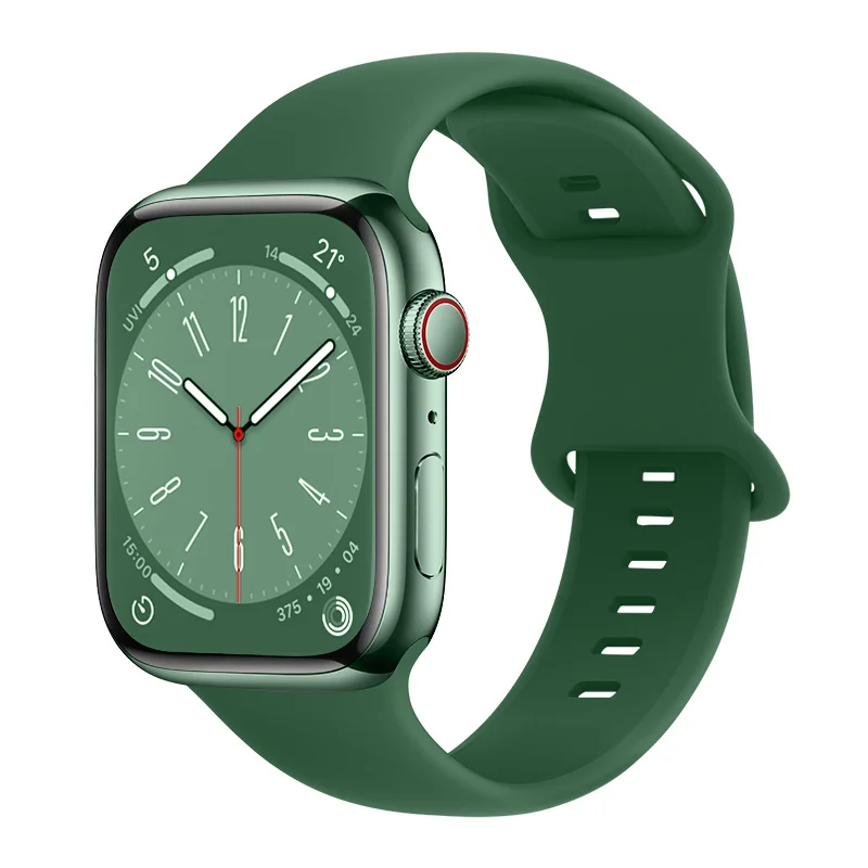 BStrap Smooth Silicone remienok na Apple Watch 38/40/41mm grass