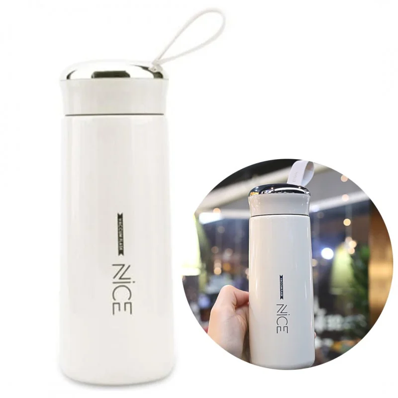 Livefy sklenená fľaša Bottly 400ml, žltá 
