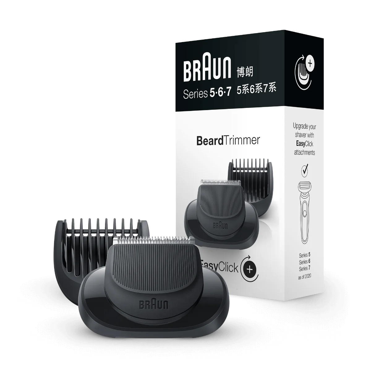 BRAUN Zastrihávač fúzov EasyClick 1×1 ks, nástavec na zastrihávanie