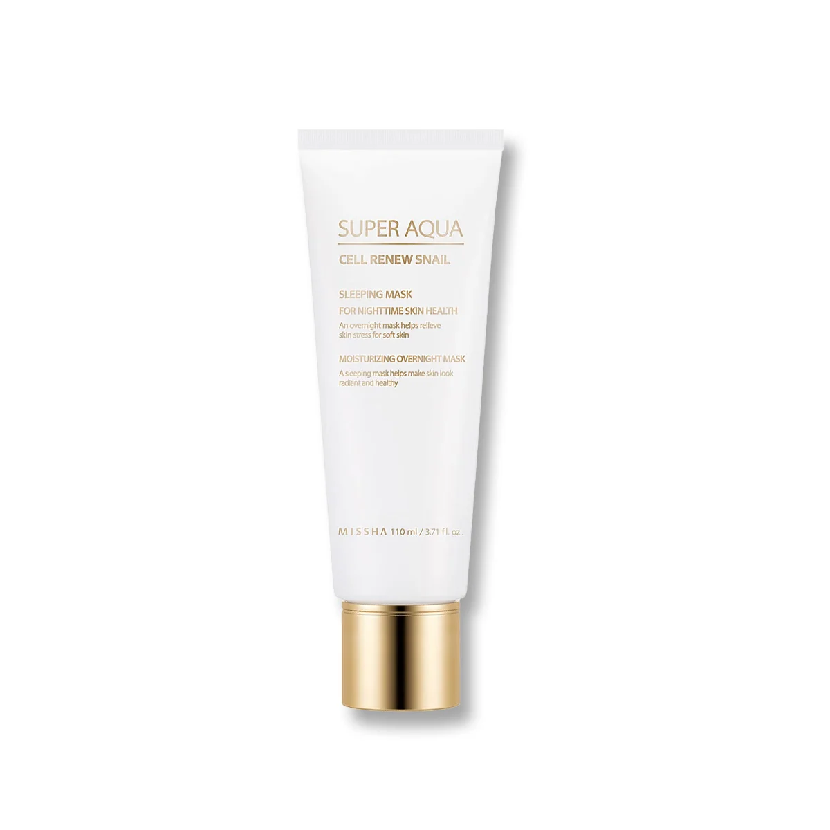 Missha Super Aqua Cell Renew Snail Sleeping Mask nočná hydratačná maska 110 ml