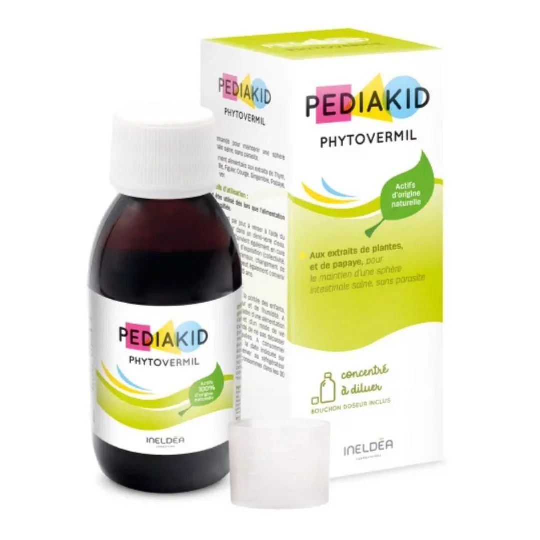 Pediakid Phytovermil – sirup pre deti na črevá a trávenie príchuť bobuľové ovocie, 125 ml