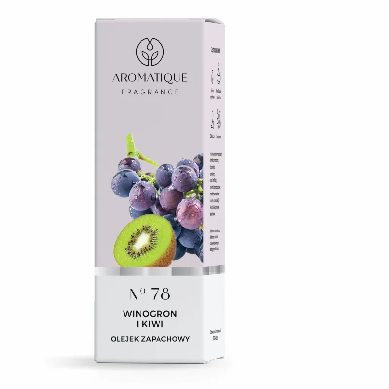 Aromatique Grape & Kiwi Vonný olej s vôňou Čierneho hrozna a kiwi, 12ml