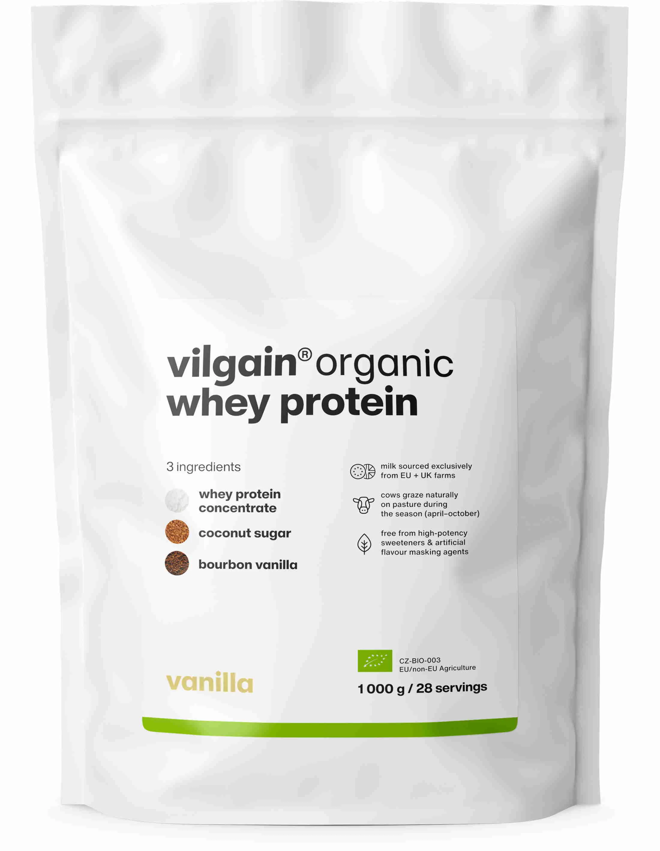 Vilgain Whey Protein BIO vanilka 1000 g