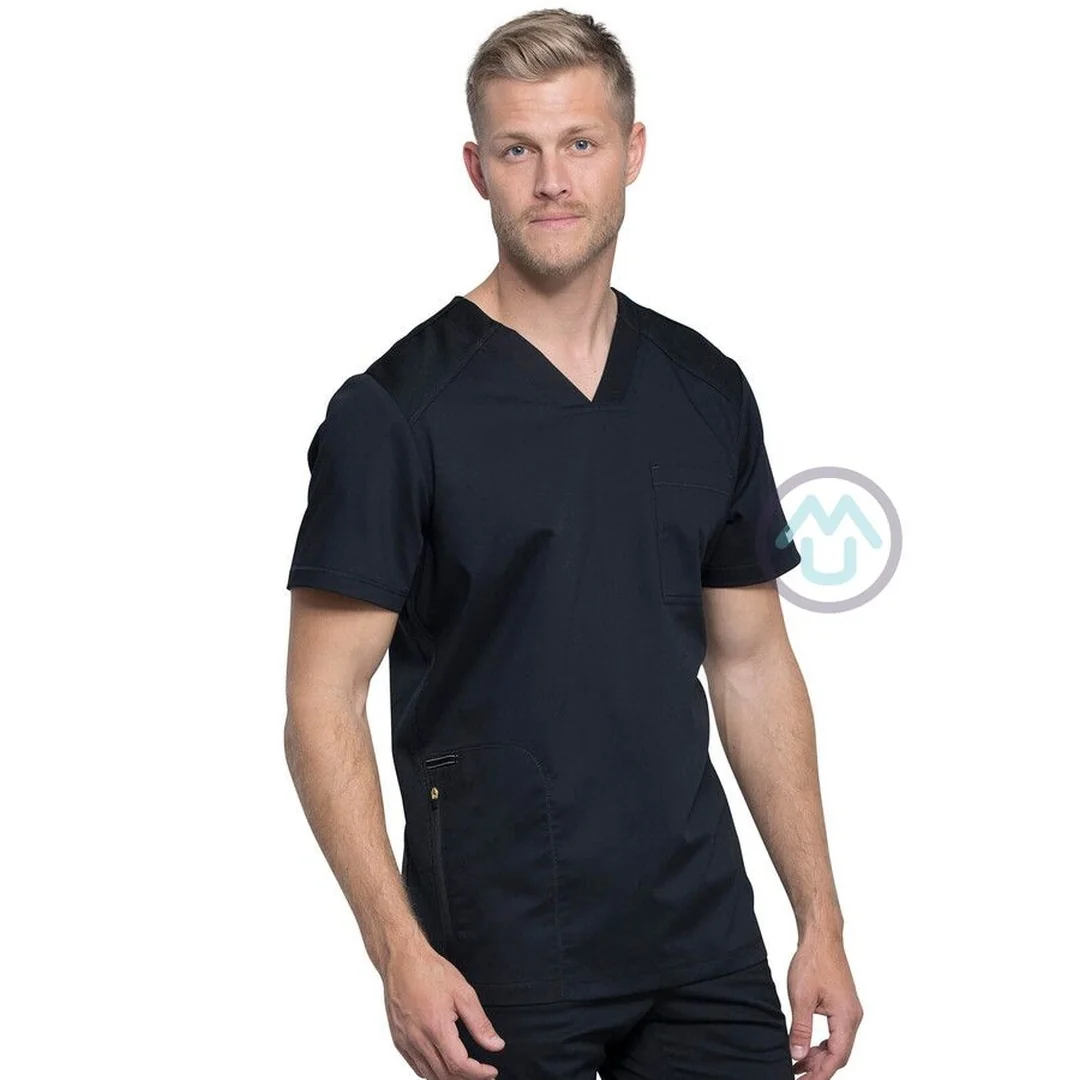 Zdravotnícka pánska blúza Cherokee Revolution ACTIVE STYLING - čierna XL