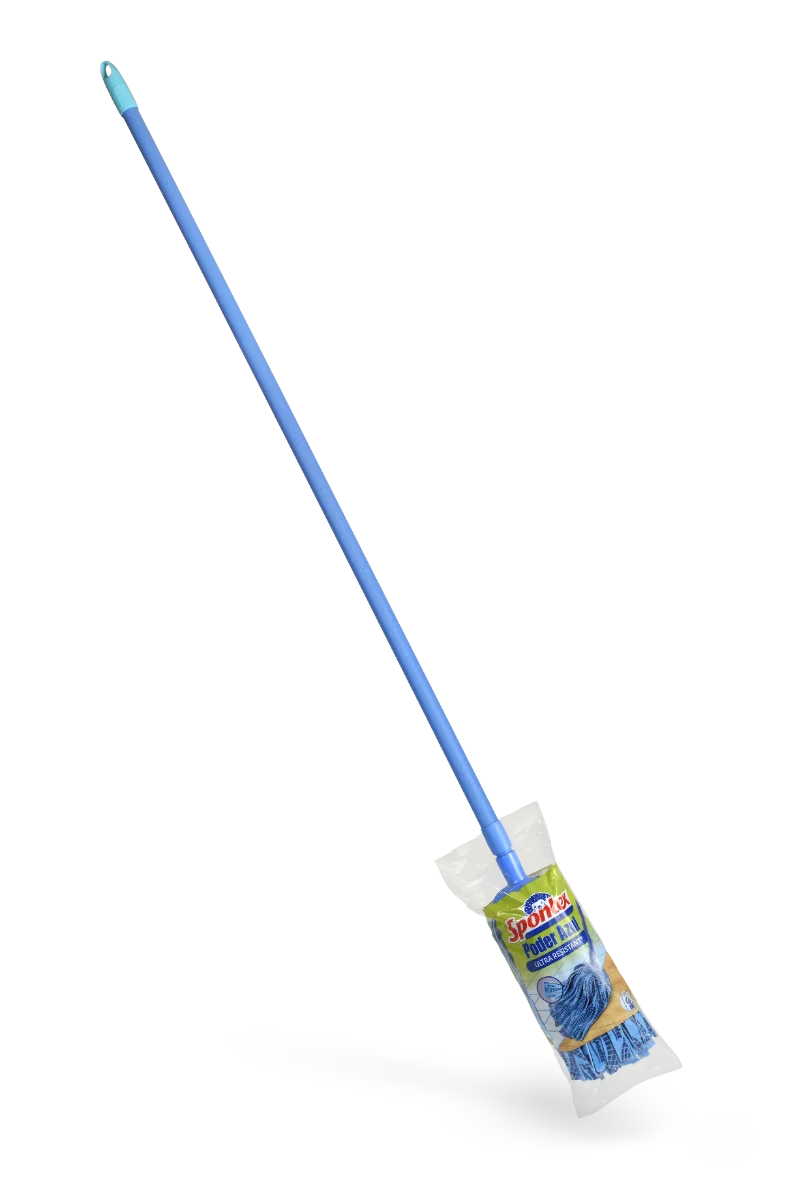 Spontex Poder Azul mop s tyčou 1 x 1 ks, mop s tyčou