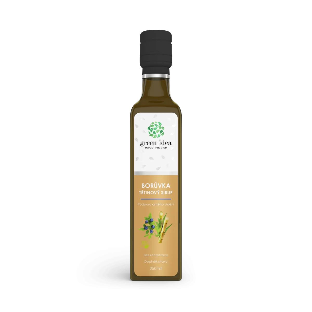Čučoriedkový sirup trstinový 250 ml - Green idea