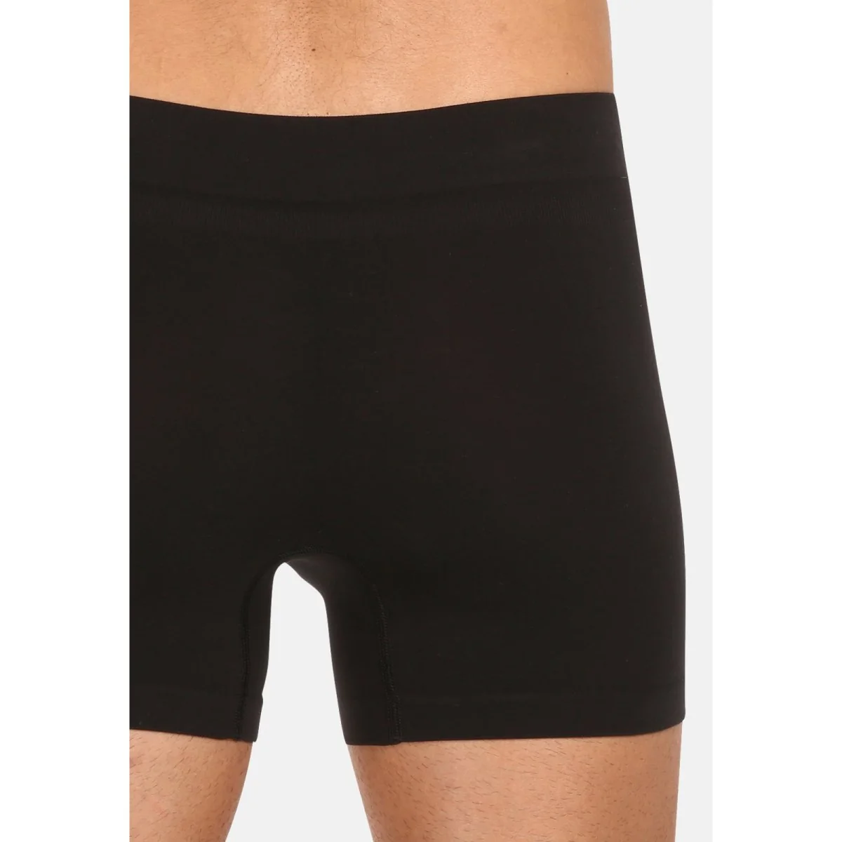 5PACK pánske boxerky bezšvové bambusové čierne (5NDTB001S) M