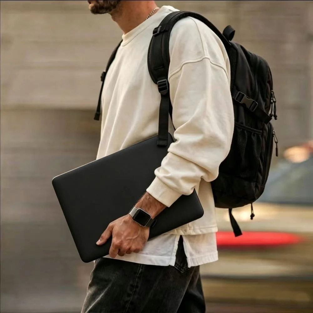 Tech-Protect Softshell kryt na MacBook Pro 14'' M1-M5 Pro / M5 Pro Max 2021-2026, čierny 2021-2026, čierny