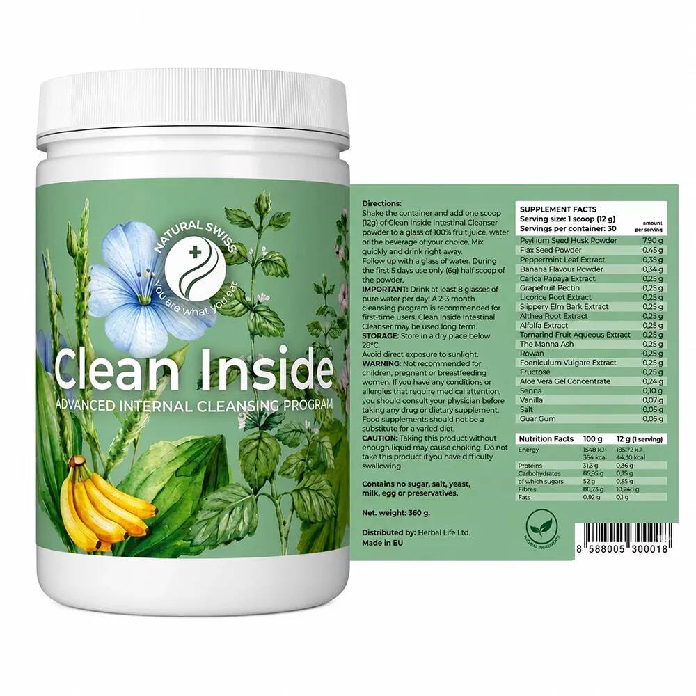 Očista čriev - CLEAN INSIDE celková očista