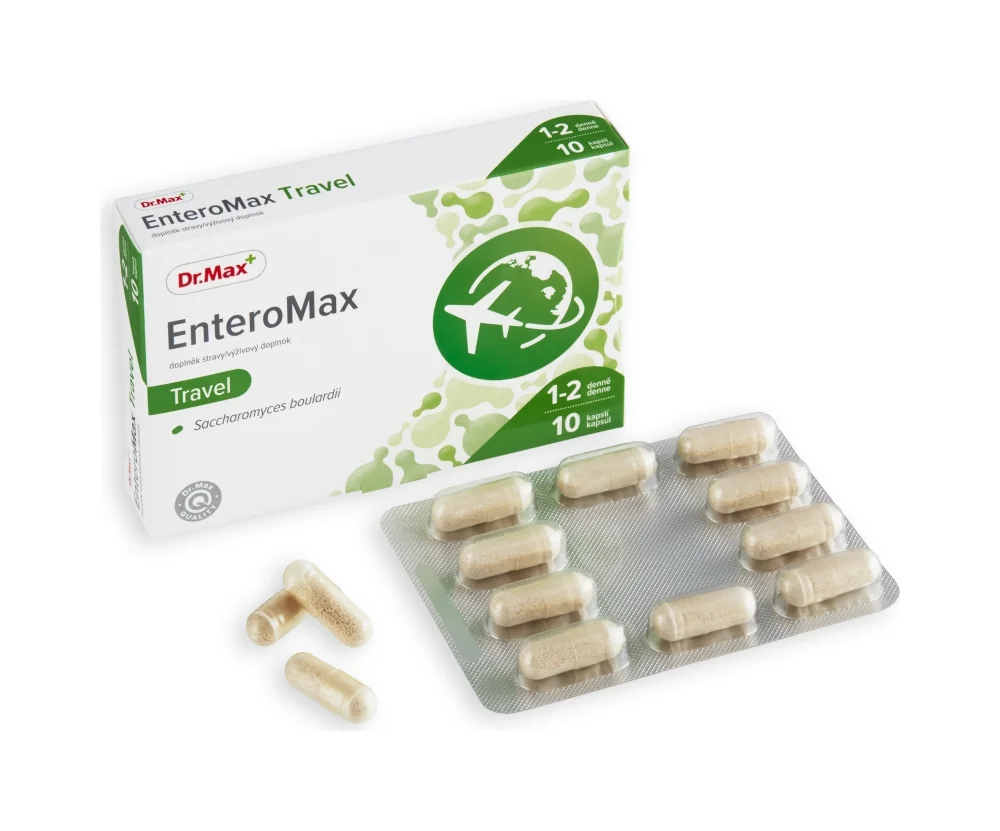 Dr. Max EnteroMax Travel 1×10 cps, výživový doplnok