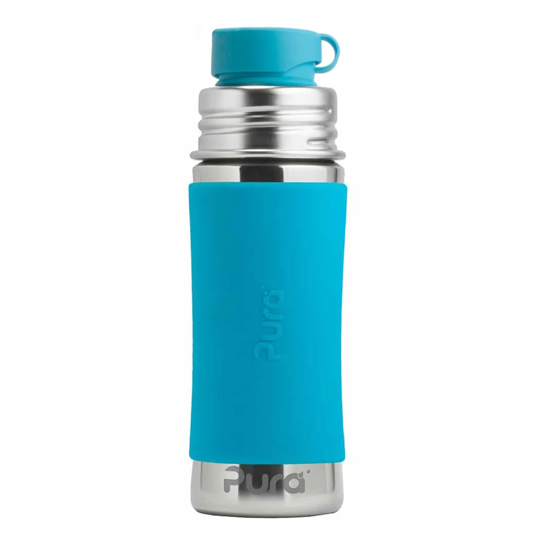 Pura nerezová fľaša so športovým uzáverom 325ml - aqua