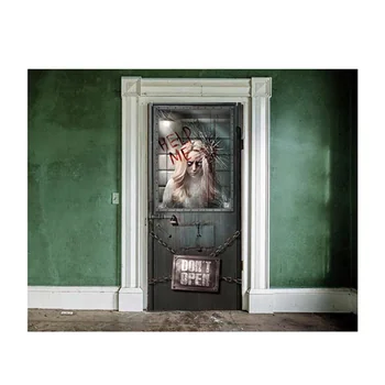Dekorácia na dvere Zombie Don´t Open 80x180cm