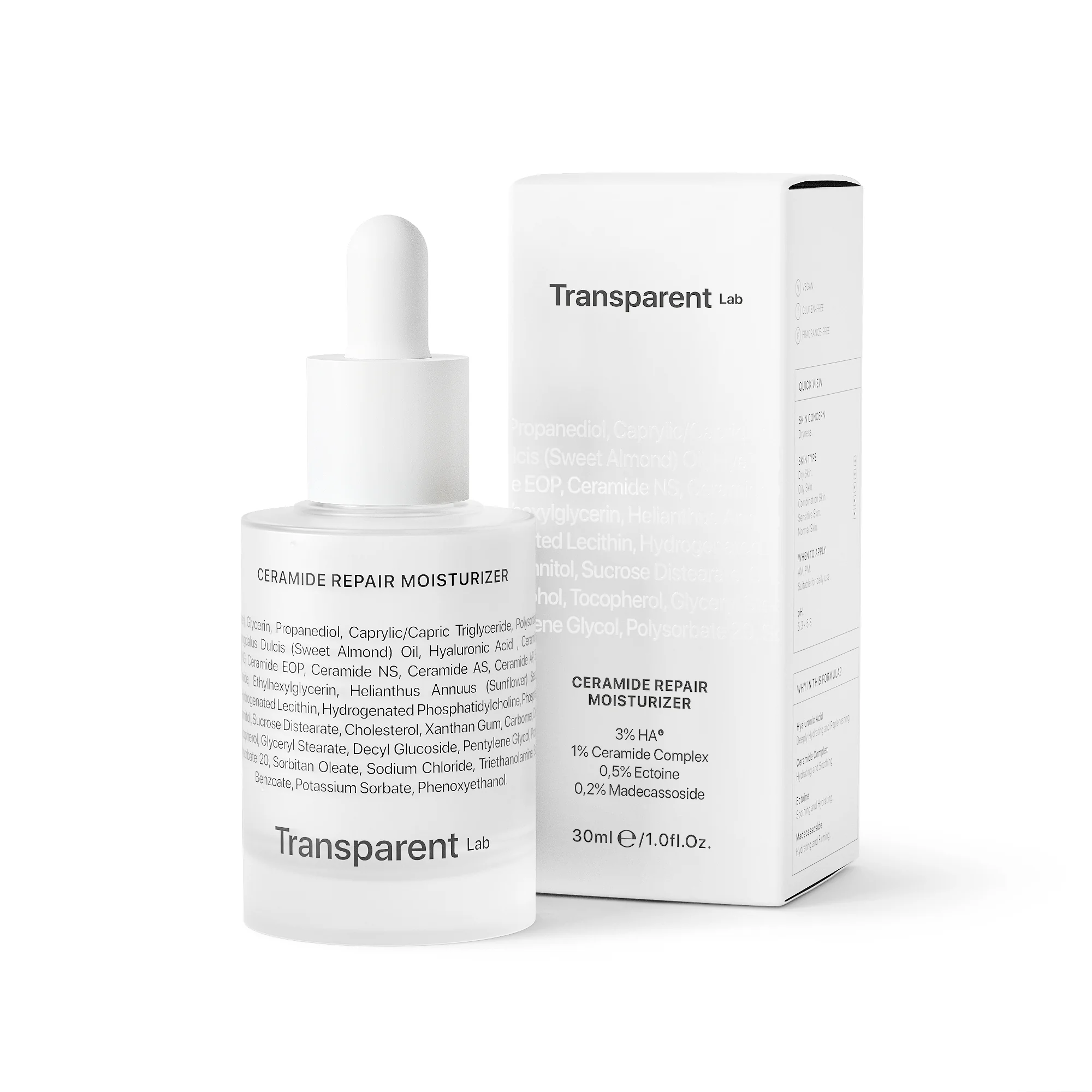 Transparent Lab CERAMIDE REPAIR hydratačné sérum 1×30 ml, sérum
