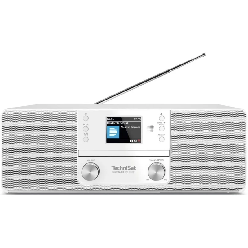 Technisat DigitRadio 370CD IR, white, DAB /CD