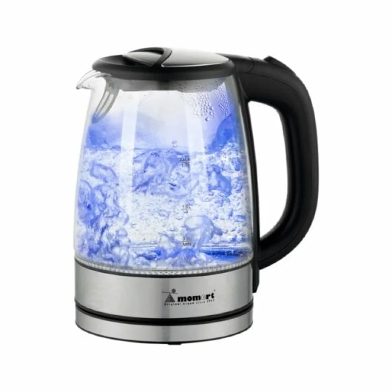 Momert 1856 rýchlovarná kanvica sklo/nerez 1,7 l