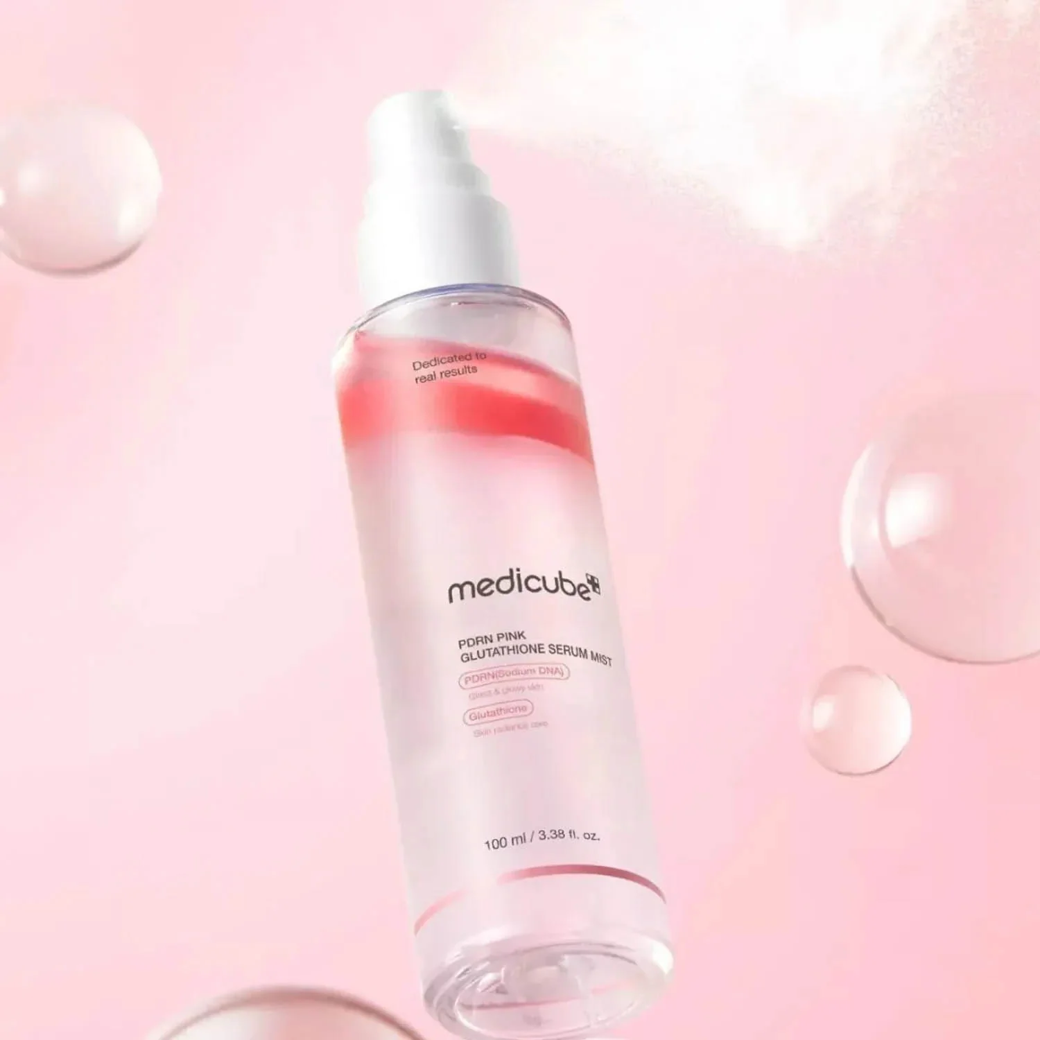 Medicube PDRN Pink Glutathione Serum Mist hydratačná a regeneračná pleťová hmla 100 ml