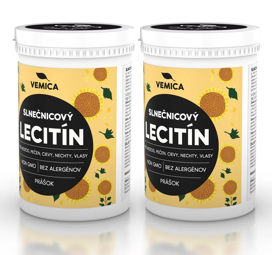 Slnečnicový lecitín dvojbalenie 2x150g