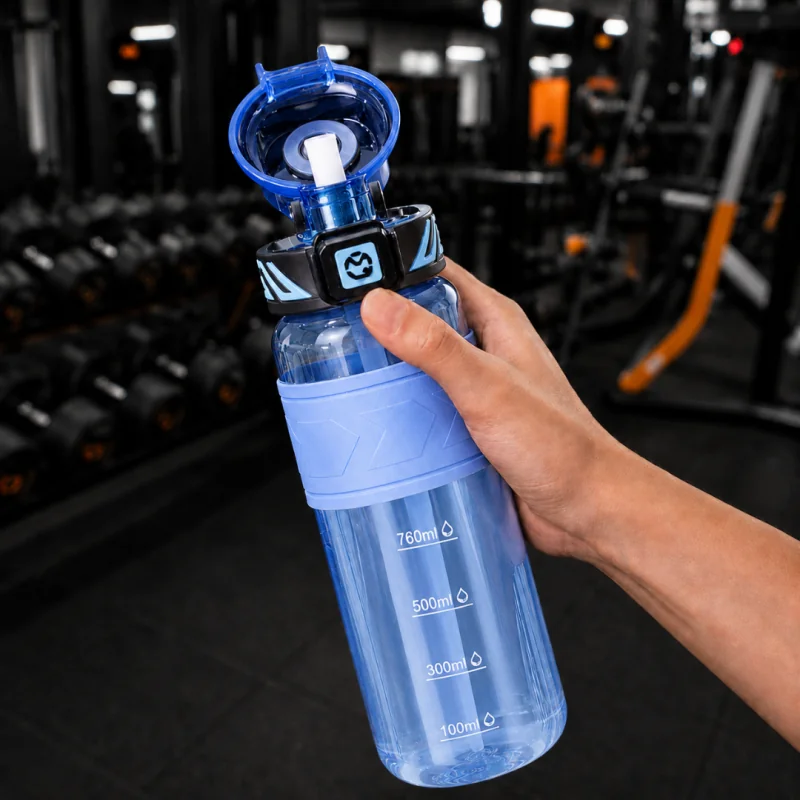 Livefy fľaša na vodu Aqua 680ml, modrá