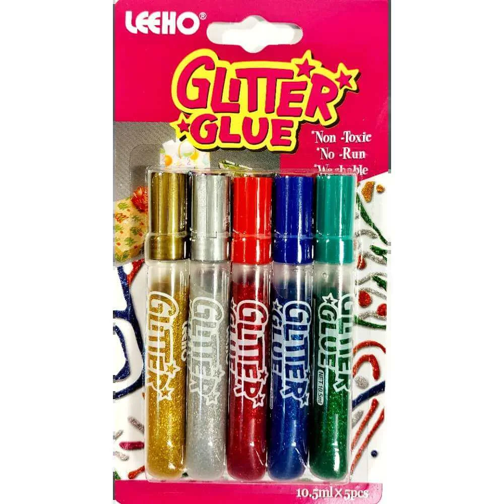 Glitrované lepidlo tmavé farby-Leeho