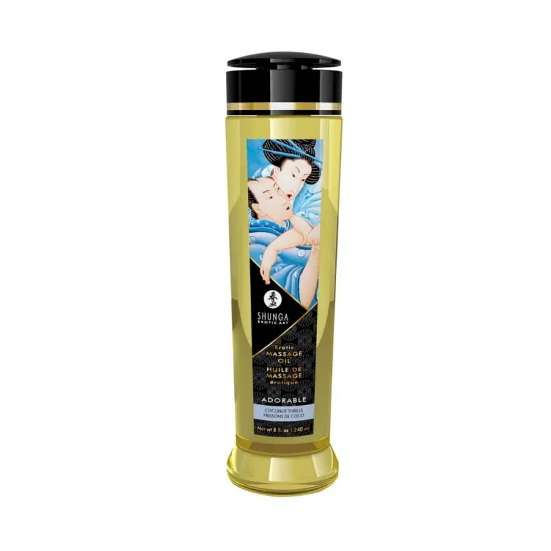 Shunga Adorable erotický masážny olej Kokos 240ml
