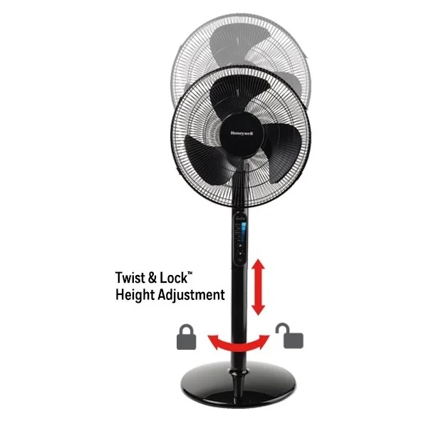 Honeywell HSF 600BE4 QUIET SET Stojanový ventilátor s osciláciou 1×1 ks