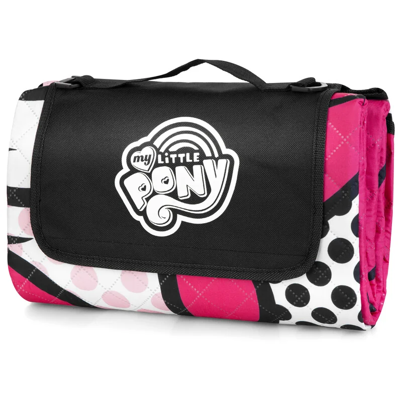SPOKEY - HASBRO PICNIC PIUMA Pikniková deka guľatá, ružová, priemer 150 cm, zn. MY LITTLE PONY