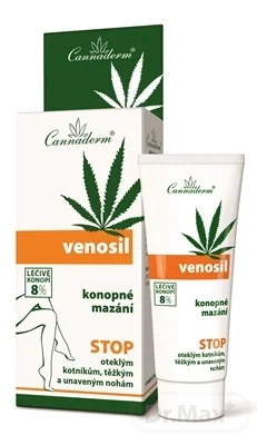 Cannaderm VENOSIL 1×100 ml, konopné mazanie na unavené nohy