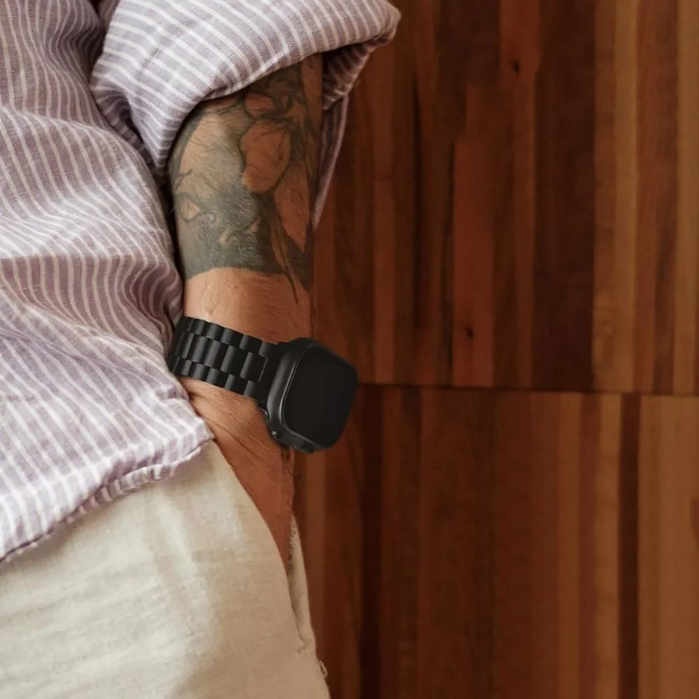 Tech-Protect Stainless remienok na Apple Watch 42/44/45/49mm black