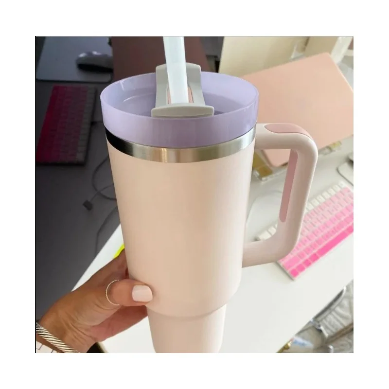 Livefy pohár so slamkou Happycup 1l, béžový