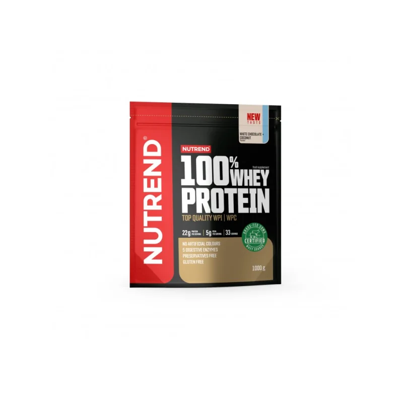 Nutrend 100% Whey Protein 1000 g karamelové latte