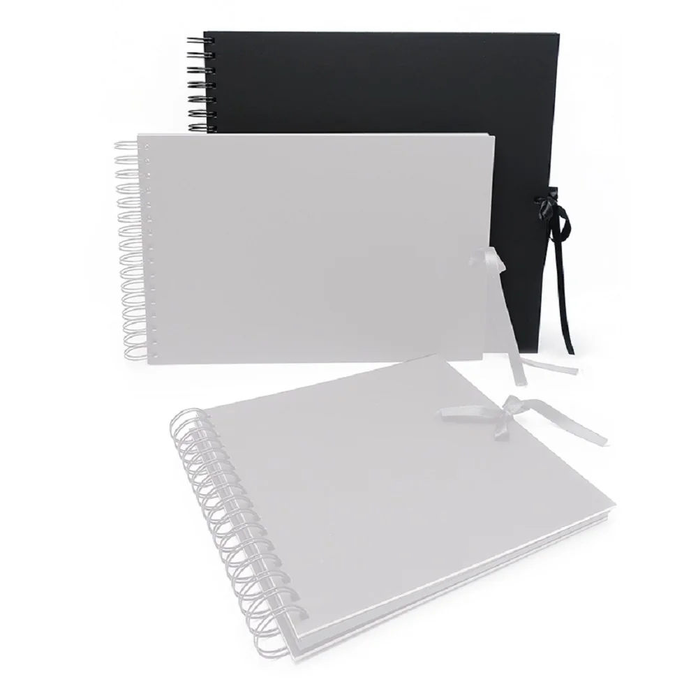 Scrapbook XL, album na fotky, 30 × 30 cm čierny, 40 listov