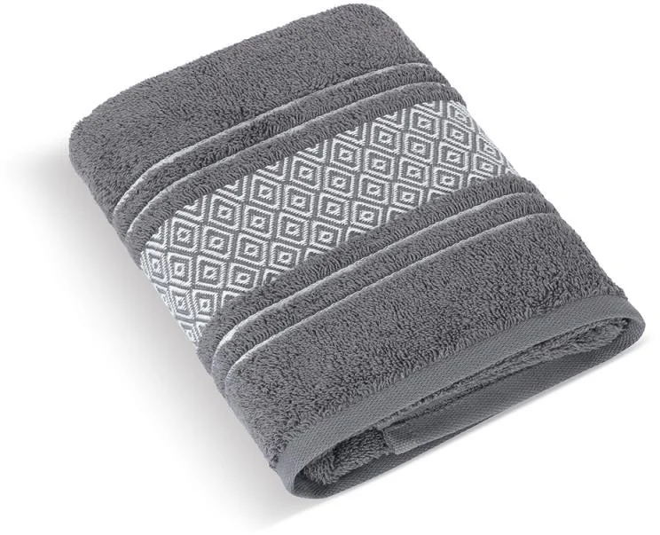 Froté uterák Mozaika 550g 123/044 tm. šedá 50x100cm 1×1 ks, uterák