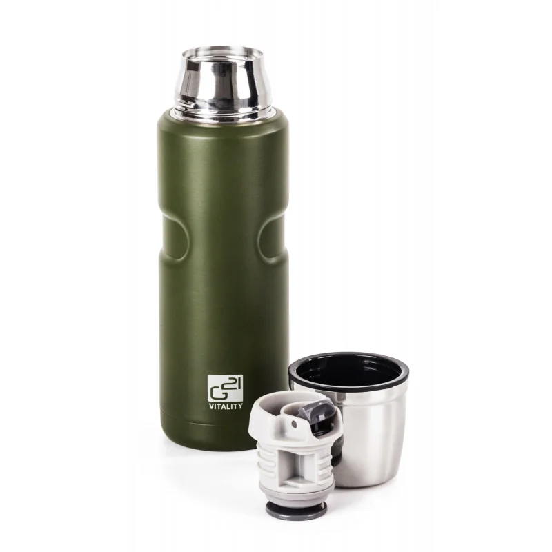 G21 Termofľaša na pitie, 500 ml, khaki zelená na pitie, 500 ml, khaki zelená G21TL05Z