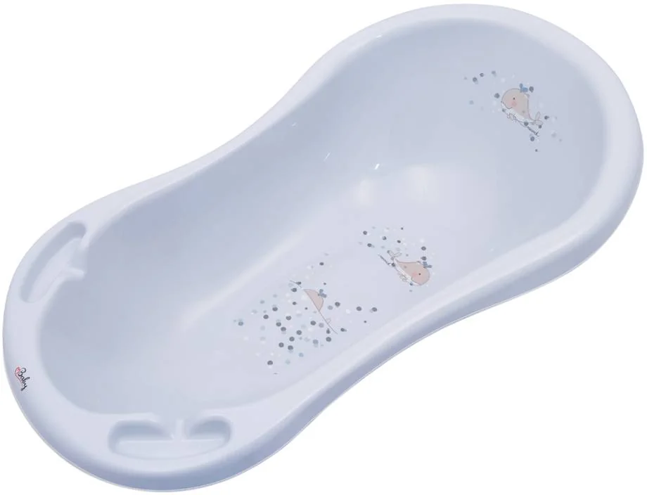 MALTEX Vanička Veľrybka Minimal 84 cm - satin blue 1×1 ks, vanička