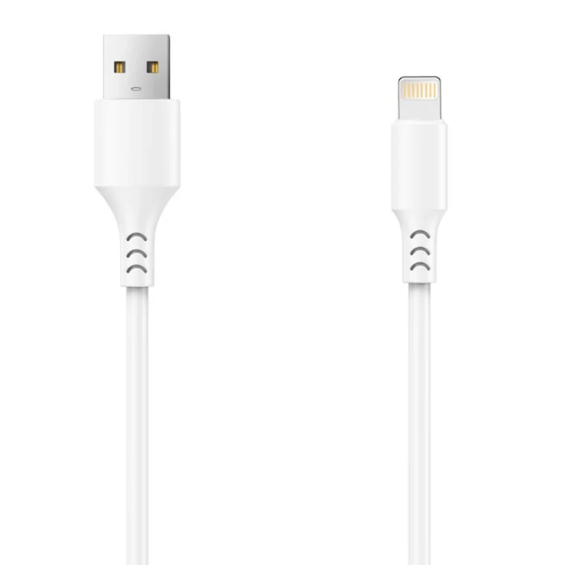 SETTY USB lightning kábel 1m 2A (GSM109582) biela