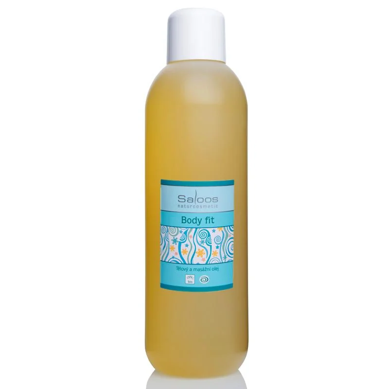 Saloos telový bio rastlinný masážny olej BODY FIT Objem: 1000 ml