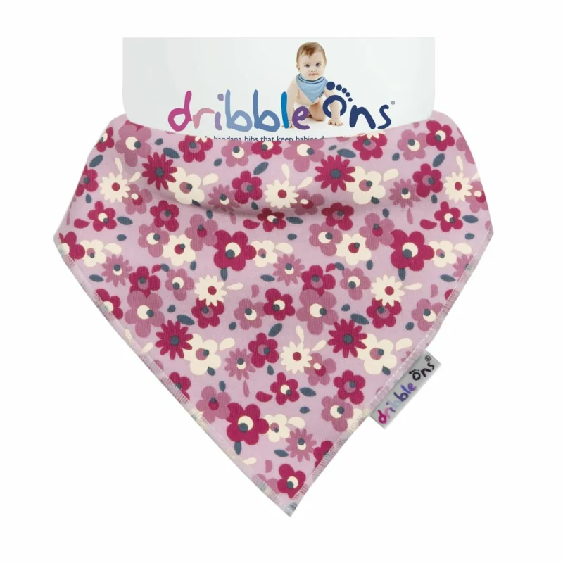 Dribble Ons šatkový podbradník Designer Floral Ditsy