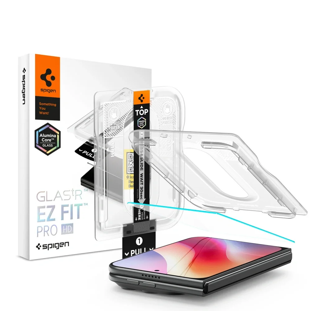 Spigen Glas.Tr Ez Fit ochranné sklo na iPhone Duo