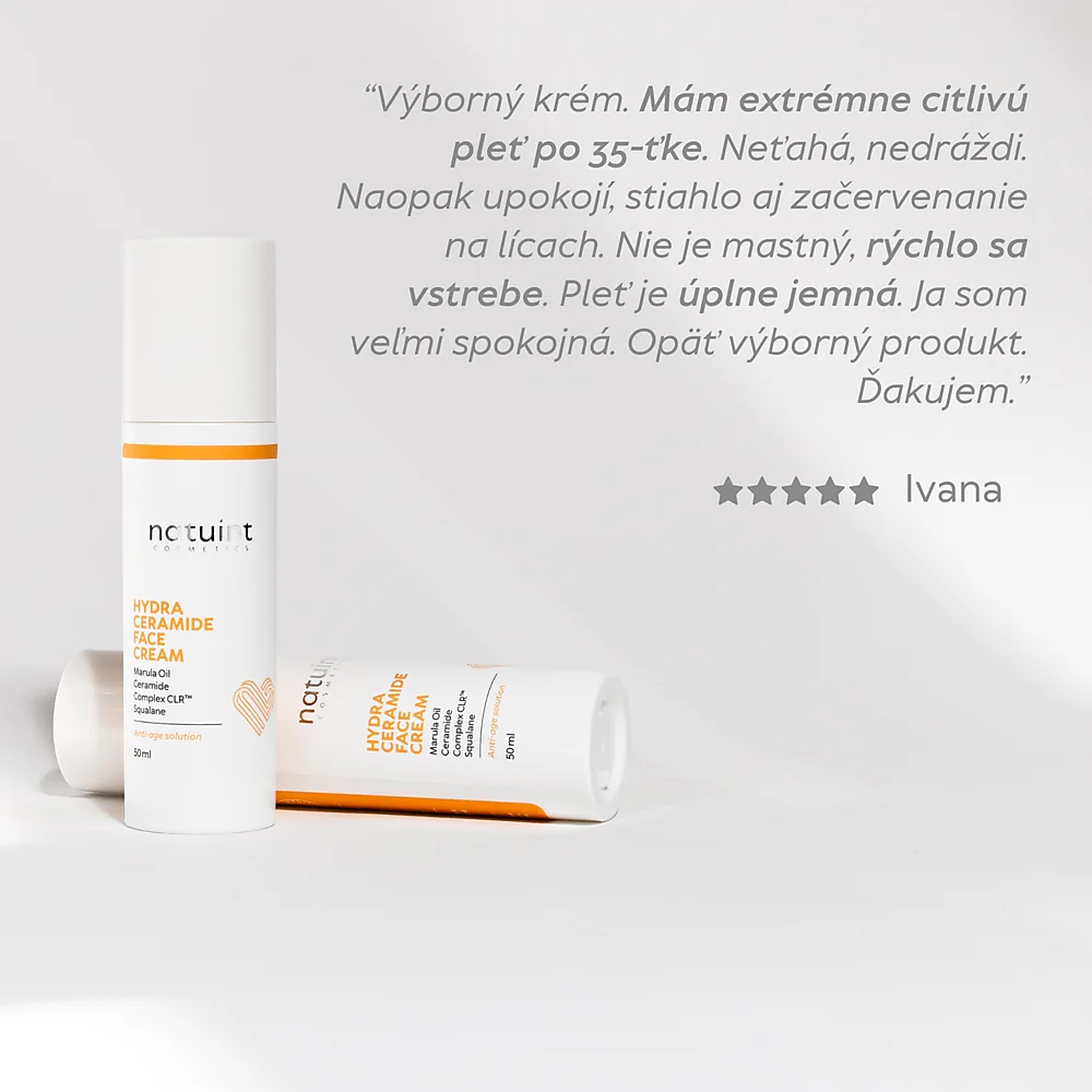 Natuint cosmetics - Hydratačný krém s ceramidmi Hydra Ceramide Face Cream